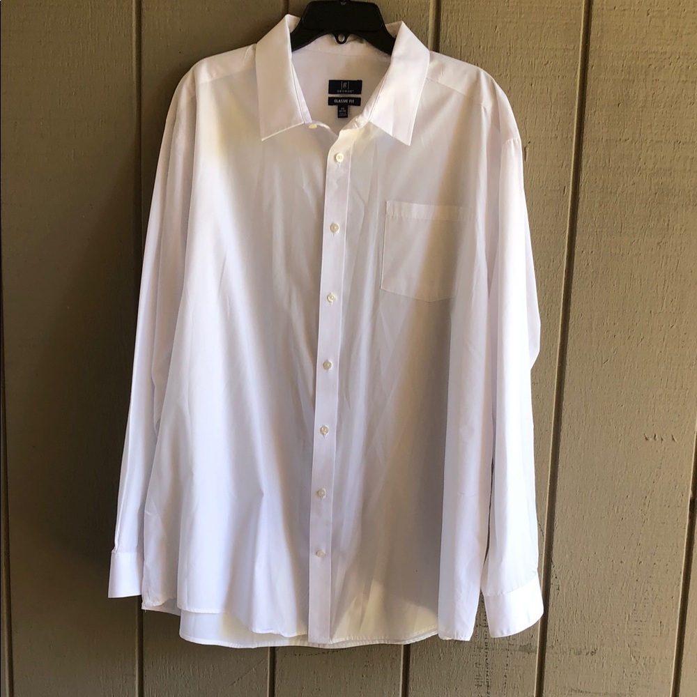 George White Men's Long-Sleeve Dress Shirt